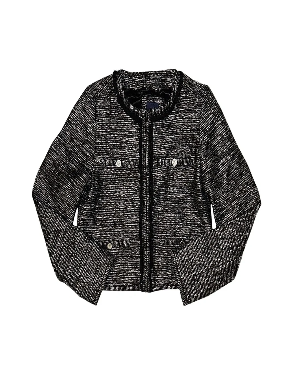 GAP Girl's Black Dressy Full Zip Jacket Size XXL 14/16
